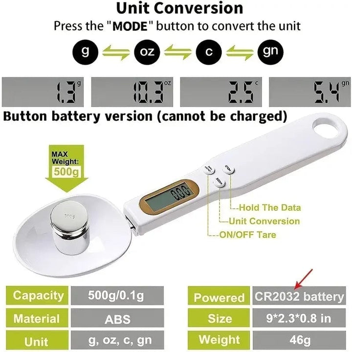 Mini Spoon Scale | Ultimate Digital Kitchen Scale