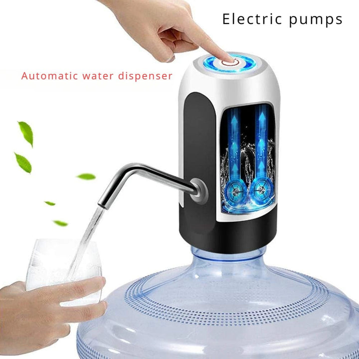 Portable Water Dispenser Pump | USB Rechargeable Pump for 5 Gallon Bottles