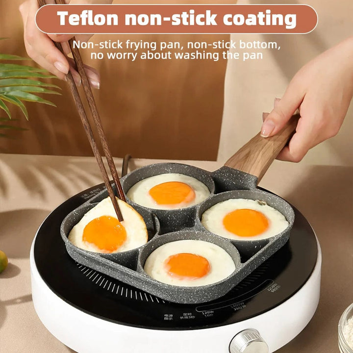 2/4-Hole Non-stick, Thickened Omelet Pan