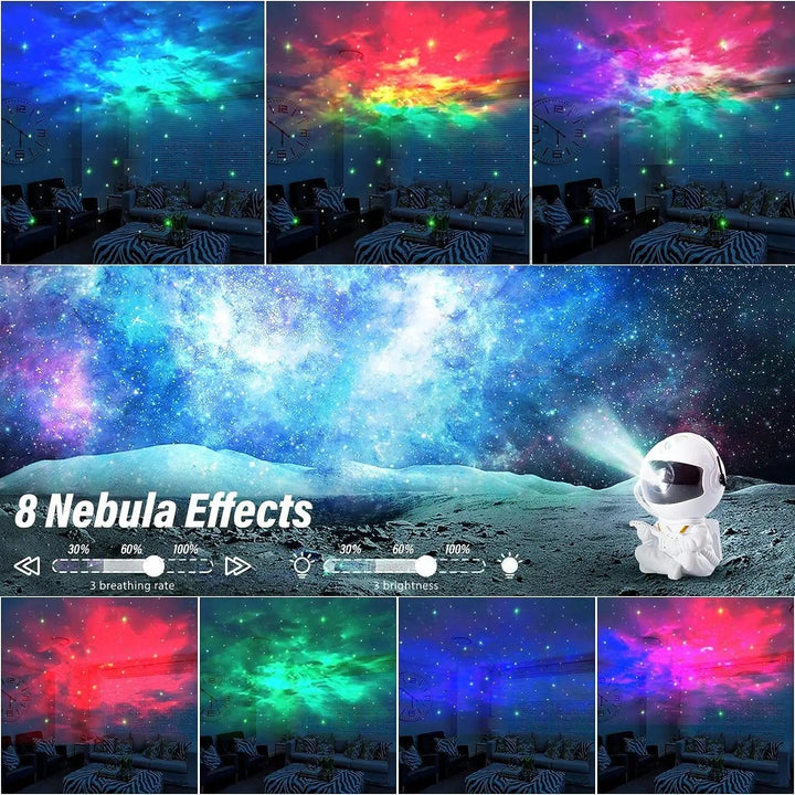 Star Projector Galaxy Night Light | Astronaut Space Lamp