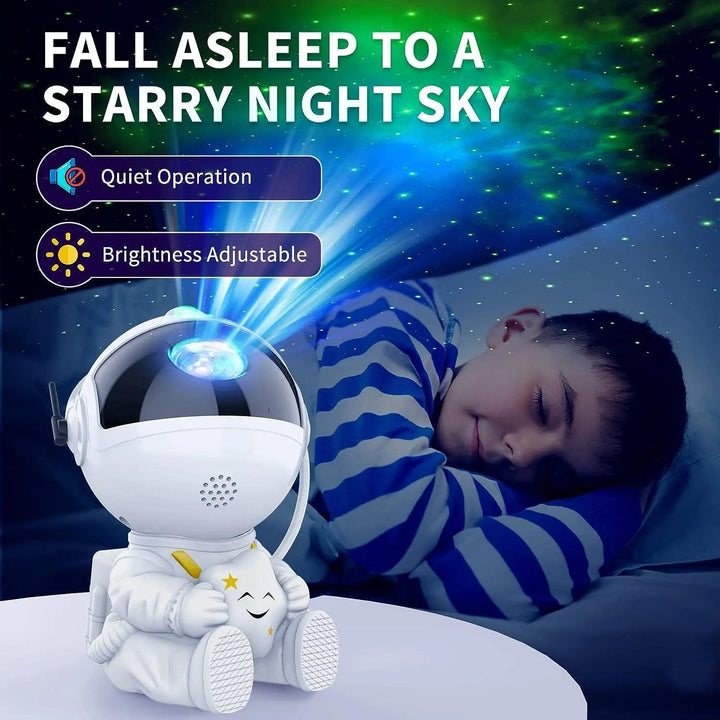 Star Projector Galaxy Night Light | Astronaut Space Lamp