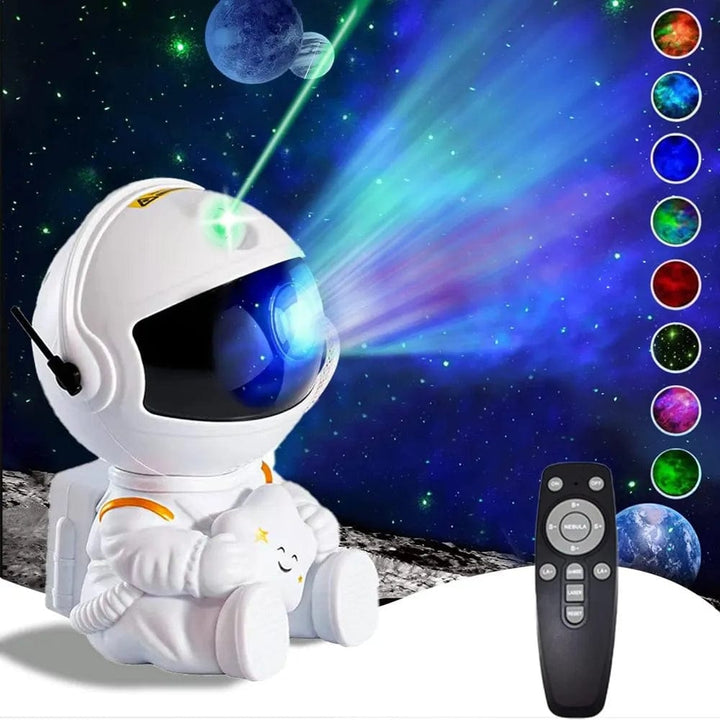 Star Projector Galaxy Night Light | Astronaut Space Lamp