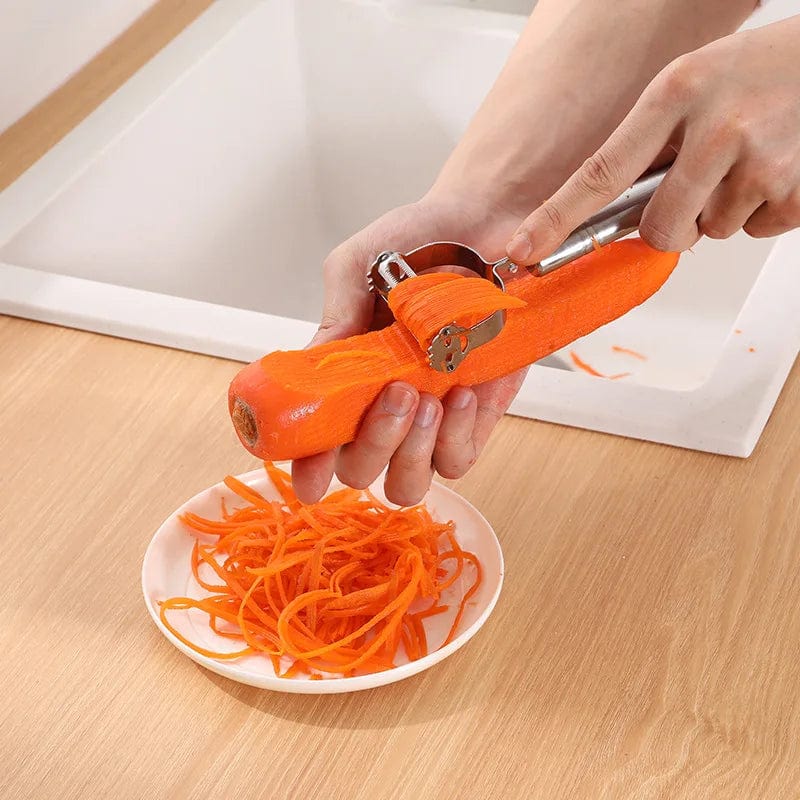 High-Quality Stainless Steel Vegetable & Fruit Grater, Julienne Peeler, Slicer for Potatoes, Cucumbers, Carrots