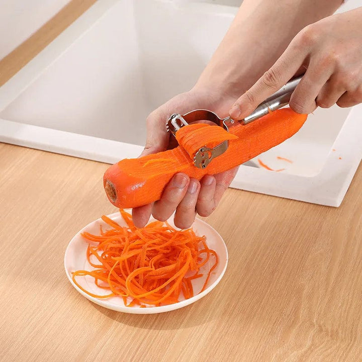 High-Quality Stainless Steel Vegetable & Fruit Grater, Julienne Peeler, Slicer for Potatoes, Cucumbers, Carrots