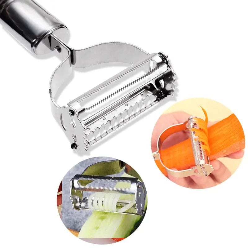 High-Quality Stainless Steel Vegetable & Fruit Grater, Julienne Peeler, Slicer for Potatoes, Cucumbers, Carrots