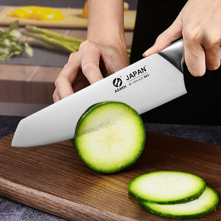 Premium Japanese Chef Knife Set | Meat, Fish, Vegetable Cutter, Stainless Steel Butcher Cleaver in Box