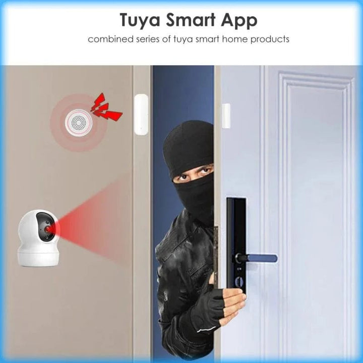 Tuya Smart Home WiFi Door and Window Sensor Alarm | Alexa/Google Voice Control